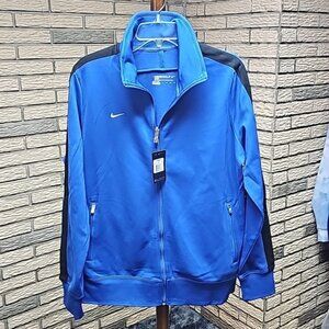 NWT NIKE Golf Track Jacket Sz 2X Feminine Fit Royal And Black